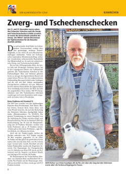 Tierwelt-Bericht-7.1.2016 - Schweizerischer Tschechen