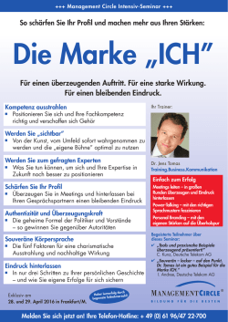 programm downloaden - Management Circle AG