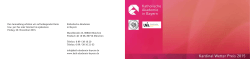 Kardinal Wetter Preis 2015 - Katholische Akademie in Bayern