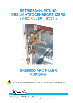 arc killer – sv25 - SGC