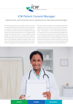 ICW Patient Consent Manager