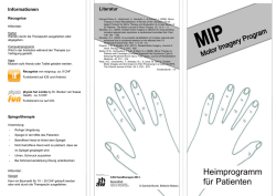 Heimprogramm f&uuml;r Patienten