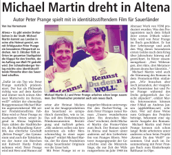 Michael Martin dreht in Altena