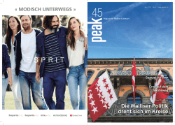 Die Walliser Politik dreht sich im Kreise