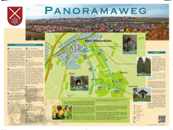 Plakat Panoramaweg - Klein