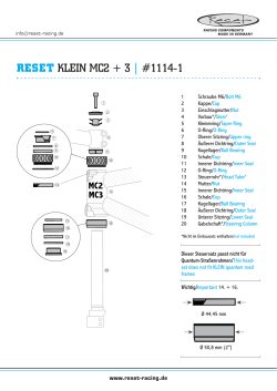 Übersicht des RESET KLEIN MC3.1