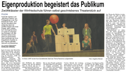 Eigenproduktion begeistert das Publikum