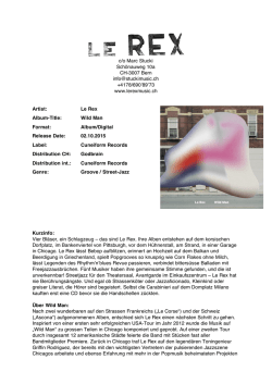 Info Sheet &bdquo;Wild Man&ldquo;