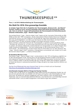 Die Wahl f&uuml;r 2016: Eine grossartige Kom&ouml;die