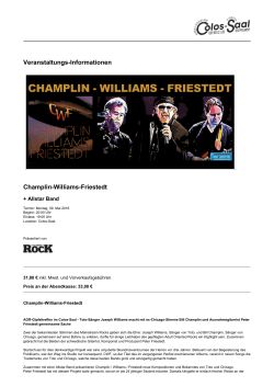 Veranstaltungs-Informationen Champlin-Williams