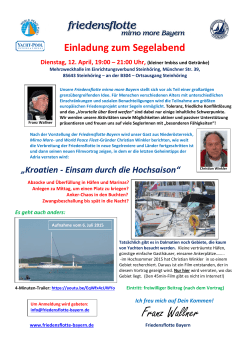 Einladung-PDF - Mirno More Friedensflotte Bayern