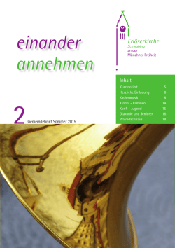 einander annehmen &bull;