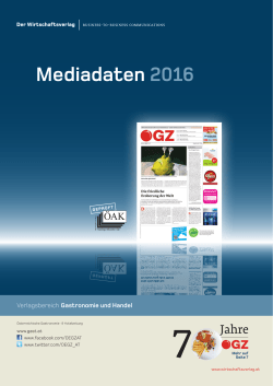 Mediadaten - Der Wirtschaftsverlag