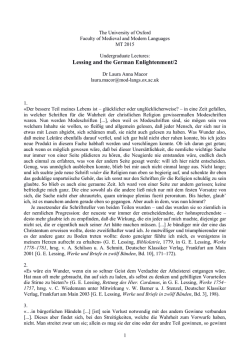 Dr Macor-Lessing and the German Enlightenment-MT