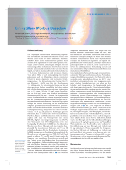 Ein &laquo;stiller&raquo; Morbus Basedow