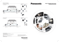 VIDEO-TÜRSPRECHANLAGEN PRODUKTKATALOG