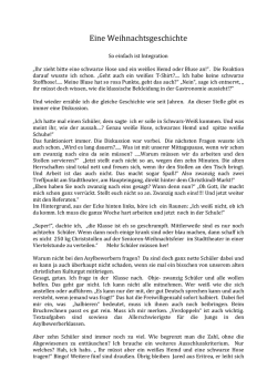 Eine Weihnachtsgeschichte