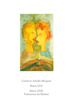Gustavo Adolfo B&eacute;cquer Rima XXV Rima XXIX