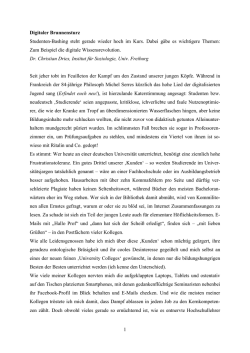 Digitaler Brunnensturz