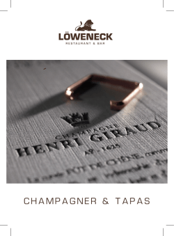 CHAMPAGNER & TAPAS