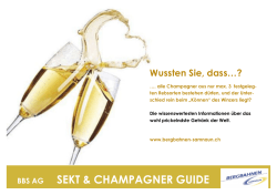 Sekt & Champagnerguide 20.11.15 - Bergbahnen Samnaun