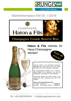 Marktinformation KW 04_1/2016 Champagner Grande Reserve Brut