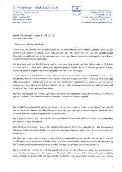 Referat Michael Ochsenbein - Wirtschaftsförderung Kanton Solothurn