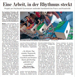 Eine Arbeit, in der Rhythmus steckt - Landkreis Merzig