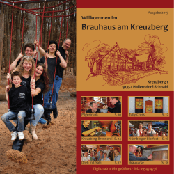 bierzeitung - Brauhaus am Kreuzberg