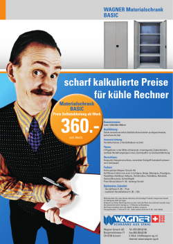 scharf kalkulierte Preise für kühle Rechner