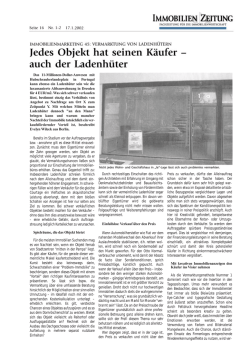 Jedes Objekt hat seinen K&auml;ufer &ndash; auch der