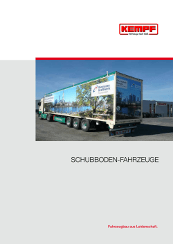 schubboden-fahrzeuge - Fahrzeugbau KEMPF GmbH