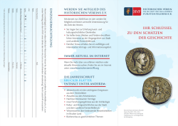 IHR SCHL&Uuml;SSEL ZU DEN SCH&Auml;TZEN DER GESCHICHTE