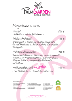 Frühstück - Badeparadies Schwarzwald
