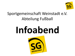 SG Weinstadt e.V. Abteilung Fußball