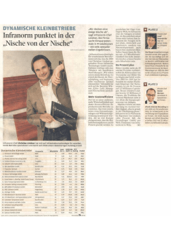 INFRANORM &reg; Wirtschaftsblatt ALC O&Ouml;