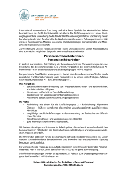 2 Personalsachbearbeiter/innen