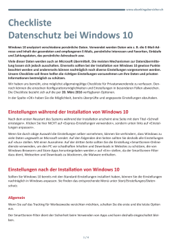 Windows 10 - eBanking