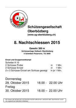 8. Nachtschiessen 2015 - sg-oberbözberg.ch