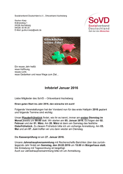 Infobrief Nr. 1/2016