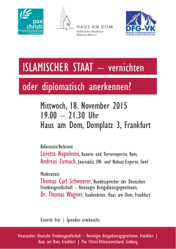 ISLAMISCHER STAAT &ndash; vernichten - DFG
