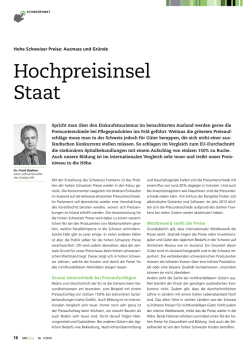 Hochpreisinsel Staat