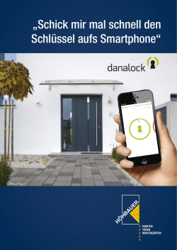 Schick mir mal schnell den Schl&uuml;ssel aufs Smartphone