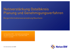 Informationsveranstaltung - Planung und Genehmigung (2,4 MB ) PDF