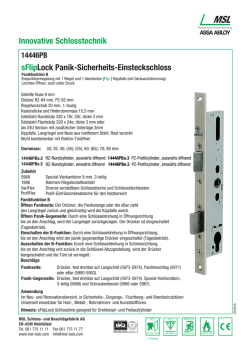 Innovative Schlosstechnik