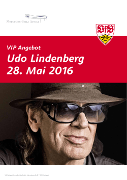 Udo Lindenberg 28. Mai 2016 - Mercedes