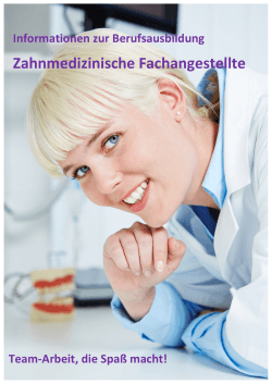 Stellenanzeige ZMFA - Praxis für Kieferorthopädie Kaufbeuren