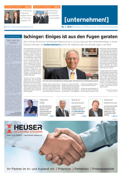 Ischinger: Einiges ist aus den Fugen geraten