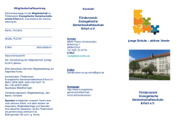 Flyer - Evangelische Gemeinschaftsschule Erfurt