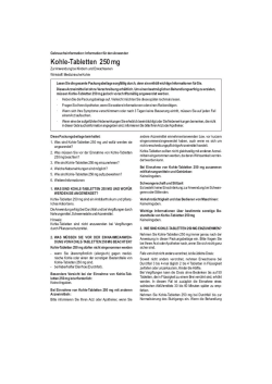 Kohle-Tabletten 250 mg